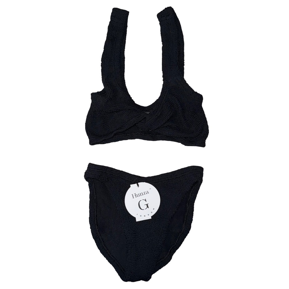 HUNZA G  Juno Bikini - Black - Picture 4 of 5